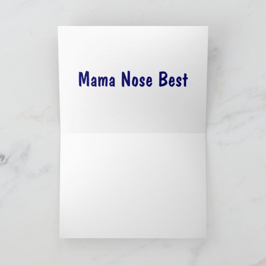 Muttertag - Eisbär Karte (Innenseite)