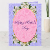 Muttertag Elegant Vintag schön Dankeskarte (Vorderseite)