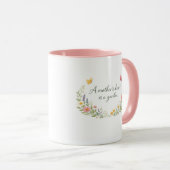 Muttertag Elegante Blume Tasse (VorderseiteRechts)