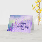 Muttertag Elegante Garden Lavendel Blume Karte (Gelbe Blume)