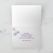 Muttertag Eleganter Garten Butterfy Großmutter Karte (Innenseite)