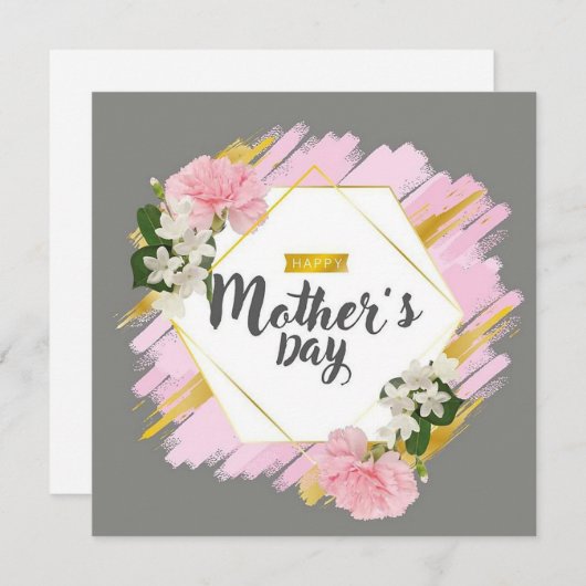 Muttertag Feiertagskarte (Vorne/Hinten)