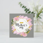 Muttertag Feiertagskarte (Stehend Vorderseite)