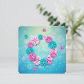 Muttertag Feiertagskarte (Stehend Vorderseite)