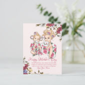 Muttertag Feiertagspostkarte (Stehend Vorderseite)