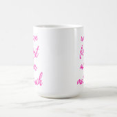Muttertag Feministin Frau Hellrosa Kaffeetasse (Mittel)