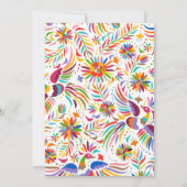 Muttertag Fiesta Mexican Florals Mutter Tag Einladung (Rückseite)