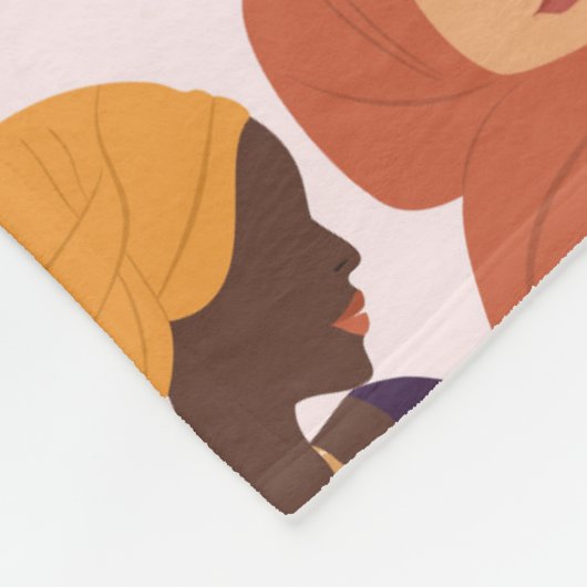 Muttertag Fleece Blanket (Ecke)