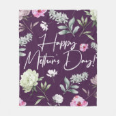 Muttertag Fleecedecke (Vorderseite)