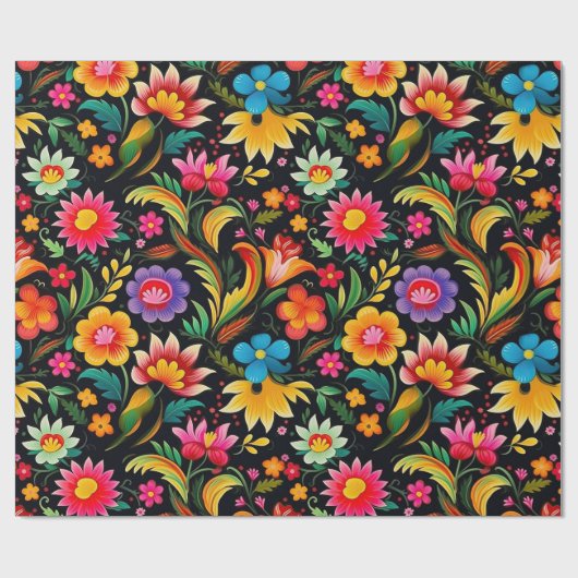 Muttertag Florals Geschenkpapier (Flach)