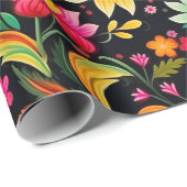 Muttertag Florals Geschenkpapier (Rolleneckpunkt)