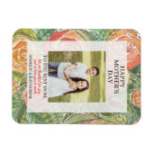 Muttertag Foto Geschenk Hübsche Rose Magnet (Horizontal)