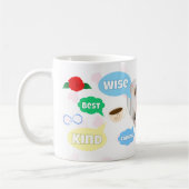 Muttertag Foto Wortwolken Beste Mutter Kaffeetasse (Links)