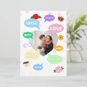 Muttertag Foto Wortwolken Beste Mutter Mama (Stehend Vorderseite)