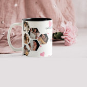 Muttertag FotoCollage mit benutzerdefiniertem Text Jumbo-Tasse