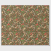 Muttertag Frühlingsblumen Bells Garden Lizard Geschenkpapier (Flach)