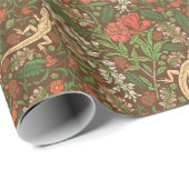 Muttertag Frühlingsblumen Bells Garden Lizard Geschenkpapier (Rolleneckpunkt)