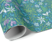 Muttertag Frühlingsblumen trockenes Crocus Geschenkpapier (Rolleneckpunkt)