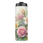 Muttertag: FrühlingsblütenBouquet Thermosbecher (Vorderseite)