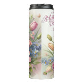 Muttertag: FrühlingsblütenBouquet Thermosbecher (Rückseite)