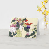Muttertag Fuchsias Karte (Gelbe Blume)