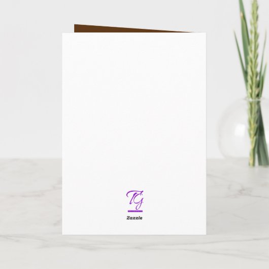 Muttertag für benutzerdefinierte Skriptflorenfamil Karte (Rückseite)