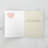 Muttertag für Dauerkabine mit Blume Karte (Innenseite)