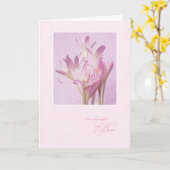 Muttertag für den Chef Karte (Gelbe Blume)