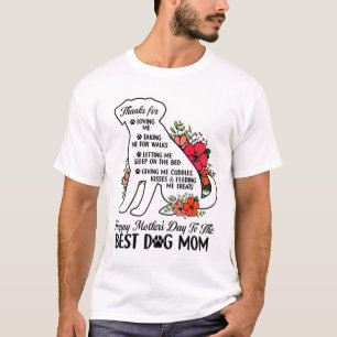 Muttertag für die besten Hunde Mama Mütter Tag Hun T-Shirt