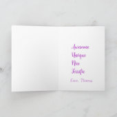 Muttertag für einen Tante Word Spaß Karte (Innenseite)