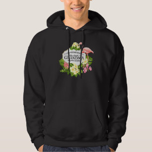 Muttertag für Großmutter Flamingo Grandmingo Hoodie