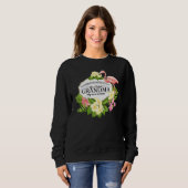 Muttertag für Großmutter Flamingo Grandmingo Sweatshirt (Vorne ganz)