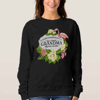 Muttertag für Großmutter Flamingo Grandmingo Sweatshirt