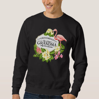 Muttertag für Großmutter Flamingo Grandmingo Sweatshirt