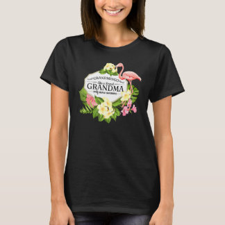 Muttertag für Großmutter Flamingo Grandmingo T-Shirt