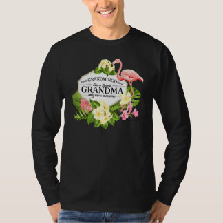Muttertag für Großmutter Flamingo Grandmingo T-Shirt