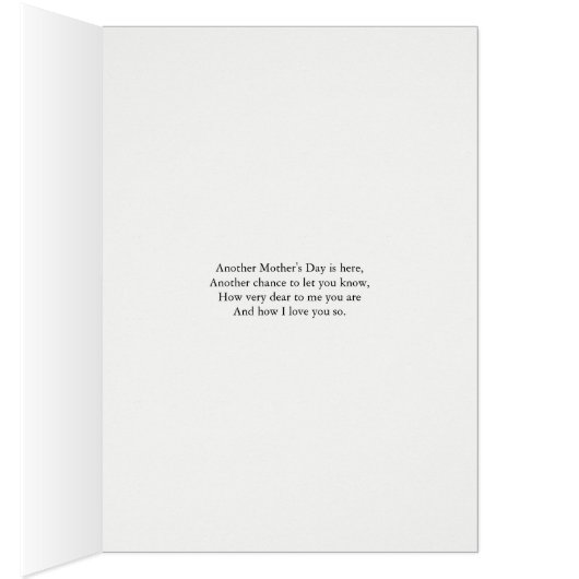 Muttertag für Mama, mit Schmetterlingen (Innen (Rechts))