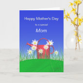 Muttertag für Mama und Wasserkocher Karte (Gelbe Blume)