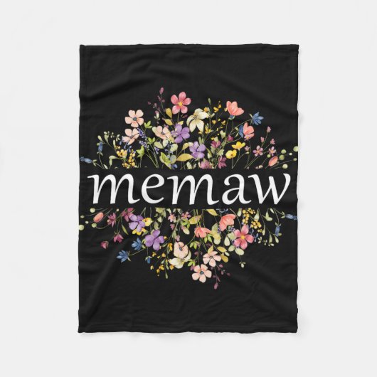 Muttertag für Mama Wildblume Blumenfrauen#39; #3 Fleecedecke (Vorderseite)