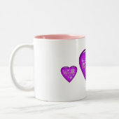 Muttertag für Mutter "Est 2020" Zweifarbige Tasse (Links)