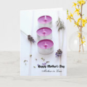 Muttertag für Mutter im Gesetz Karte (Gelbe Blume)