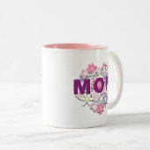 Muttertag für Mutter, Mama, Mutti Zweifarbige Tasse (VorderseiteRechts)