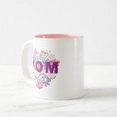 Muttertag für Mutter, Mama, Mutti Zweifarbige Tasse (Vorderseite Links)