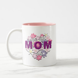 Muttertag für Mutter, Mama, Mutti Zweifarbige Tasse