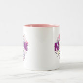 Muttertag für Mutter, Mama, Mutti Zweifarbige Tasse (Mittel)