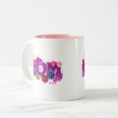 Muttertag für Mutter, Mama, Mutti Zweifarbige Tasse (Vorderseite Links)