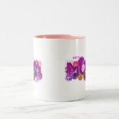 Muttertag für Mutter, Mama, Mutti Zweifarbige Tasse (Mittel)