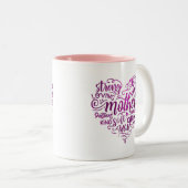Muttertag für Mutter, Mama, Mutti Zweifarbige Tasse (VorderseiteRechts)
