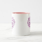 Muttertag für Mutter, Mama, Mutti Zweifarbige Tasse (Mittel)