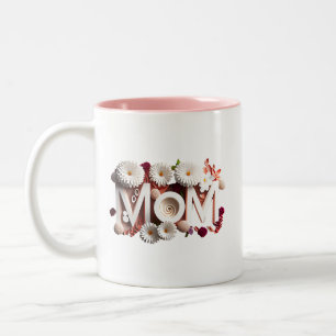 Muttertag für Mutter, Mama, Mutti Zweifarbige Tasse